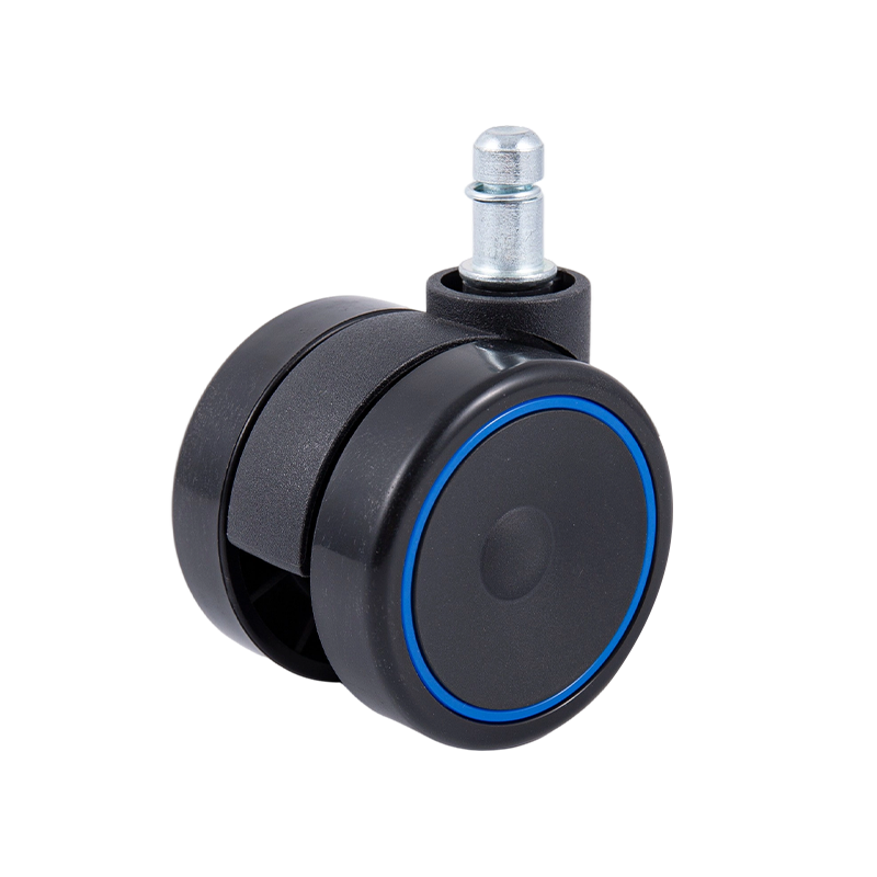 60/26 Audio Wheel (Blue Circle) Aksesori Caster Universal untuk Kursi Gaming