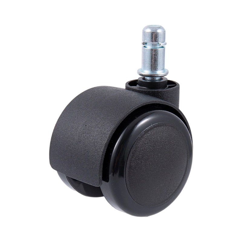 50/26 Black Pu Wheel Universal Caster Accessories untuk kursi kantor